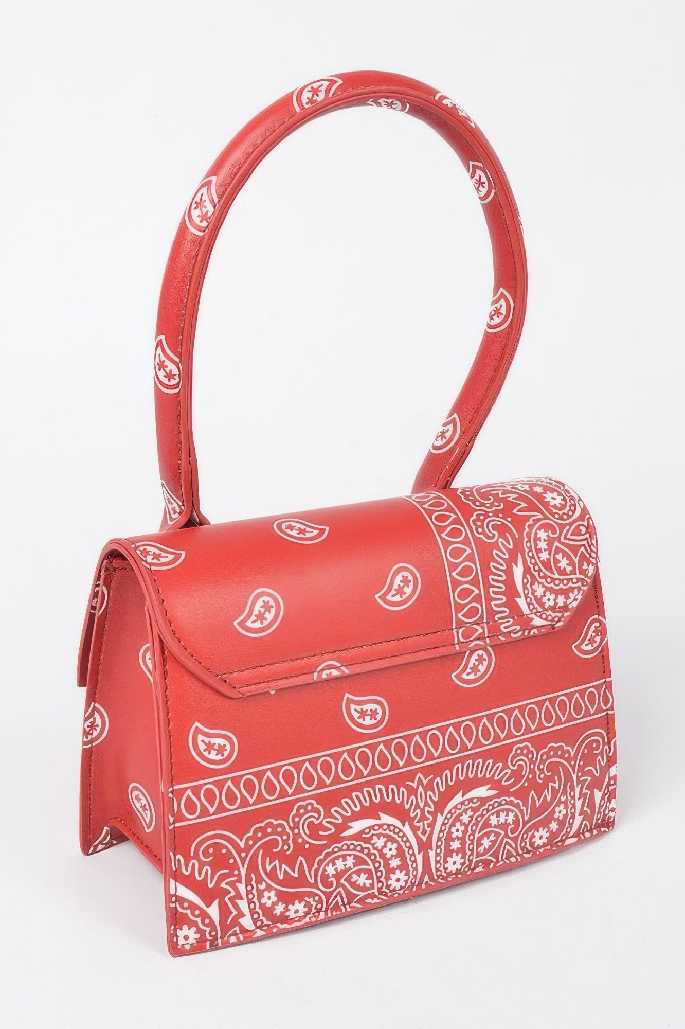 Bandana Single Handle Flap Crossbody Bag