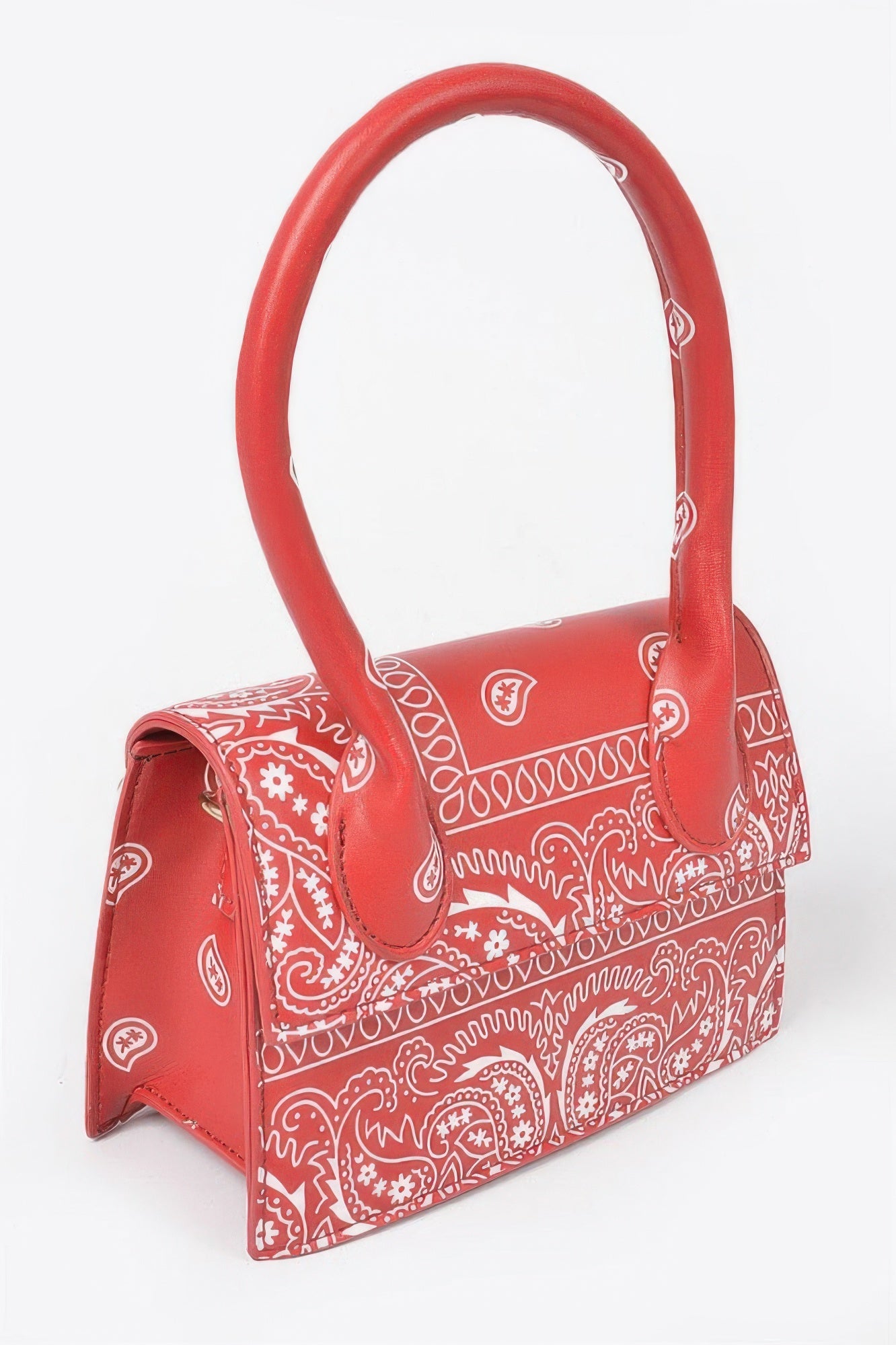Bandana Single Handle Flap Crossbody Bag