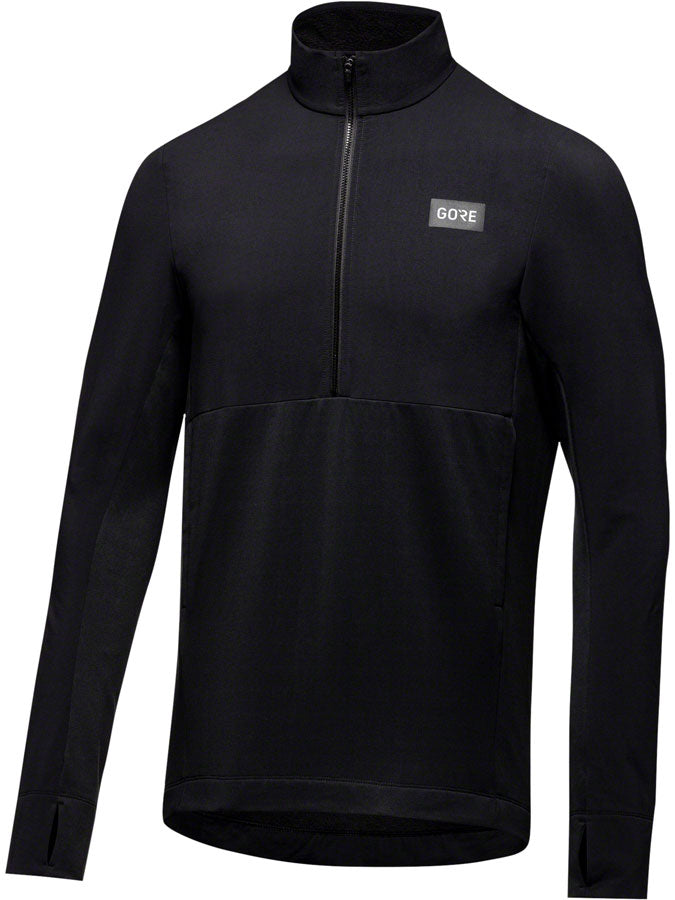 Gorewear Trail KPR Hybrid 1/2-Zip Jersey - Black Men's Small